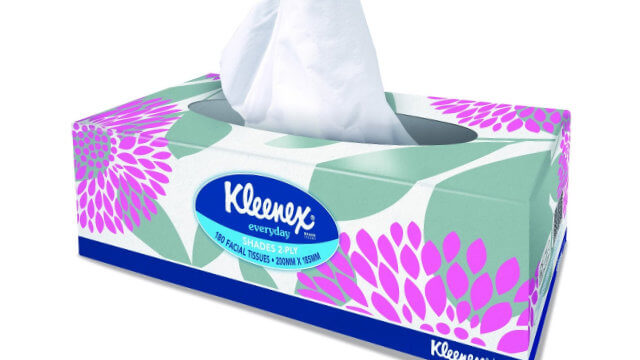 Les mouchoirs Kleenex disparaissent des étalages canadiens