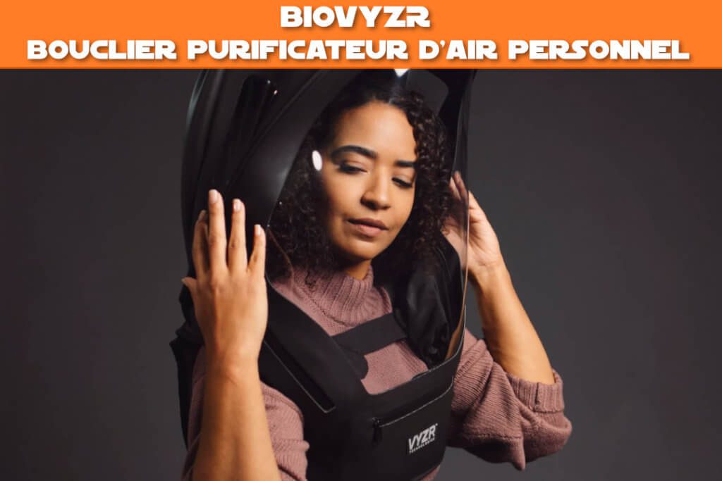 BioVYZR : Bouclier purificateur d'air personnel