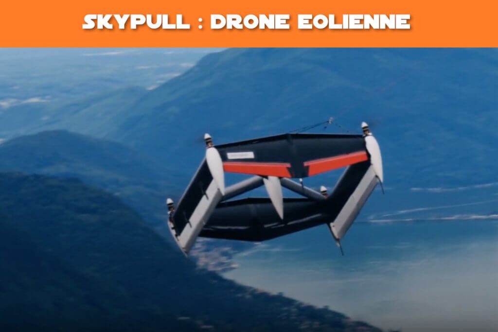 skypull drone eolienne