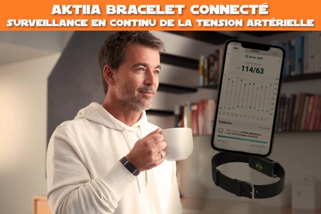 Aktiia bracelet connecté - surveillance en continu de la tension artérielle
