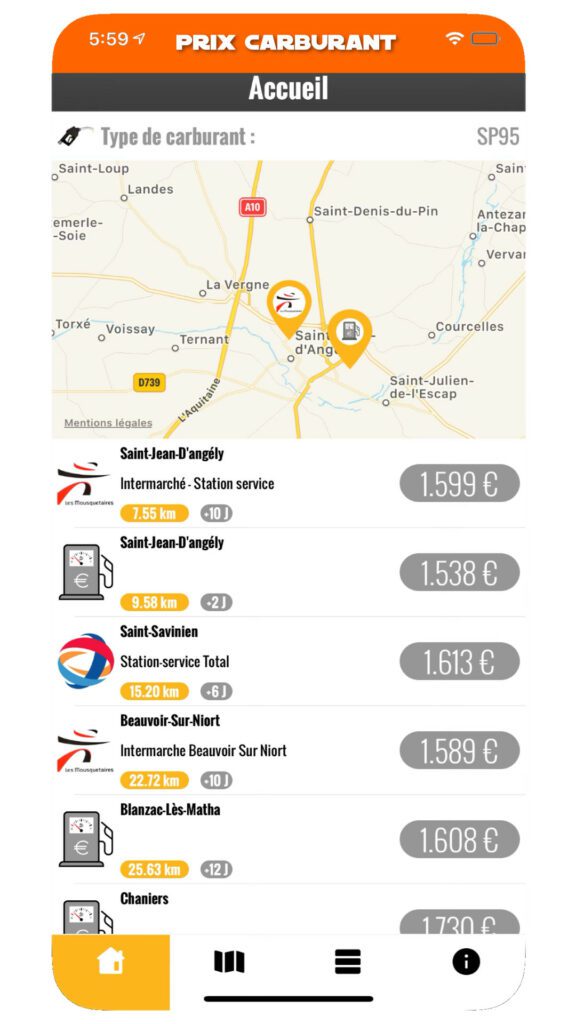 Meilleures Applications Pour Trouver Du Carburant Le Moins Cher Autour ...